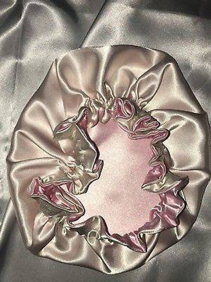 Reversible Baby Bella Baby to Adult Sized Satin Bonnet