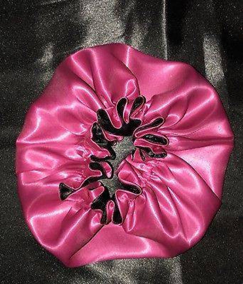 Reversible Baby Bella Baby to Adult Sized Satin Bonnet
