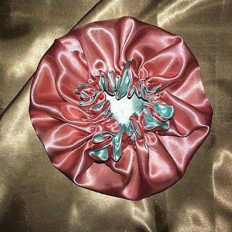 Reversible Baby Bella Baby to Adult Sized Satin Bonnet