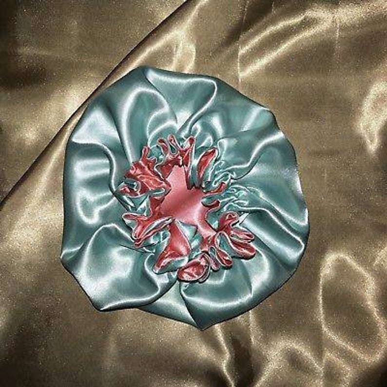 Reversible Baby Bella Baby to Adult Sized Satin Bonnet