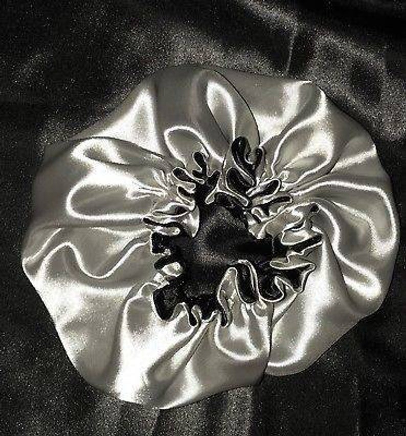 Reversible Baby Bella Baby to Adult Sized Satin Bonnet
