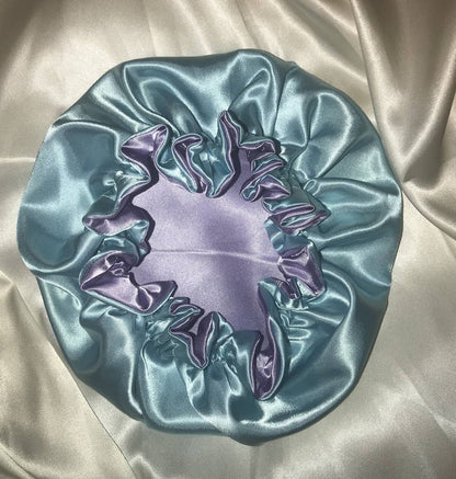 Reversible Baby Bella Baby to Adult Sized Satin Bonnet