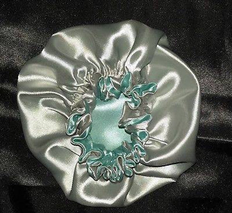 Reversible Baby Bella Baby to Adult Sized Satin Bonnet